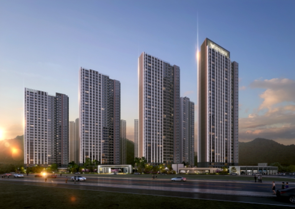 창원 양덕 4구역 조감도./ 사진제공 = 롯데건설