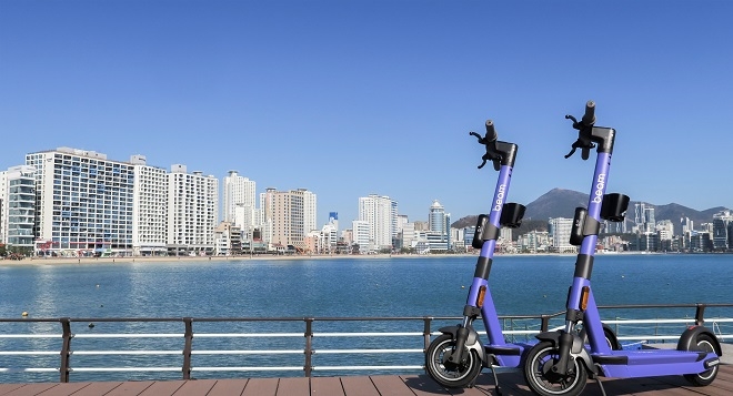 공유킥보드 빔모빌리티, 부산·울산 진출