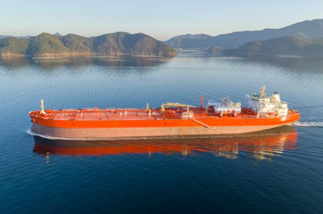 삼성중공업은 18일 오세아니아 지역 선사로부터 LNG 연료 추진 초대형 원유운반선(VLCC) 4척을 총 4587억원에 수주했다. 사진=삼성중공업.