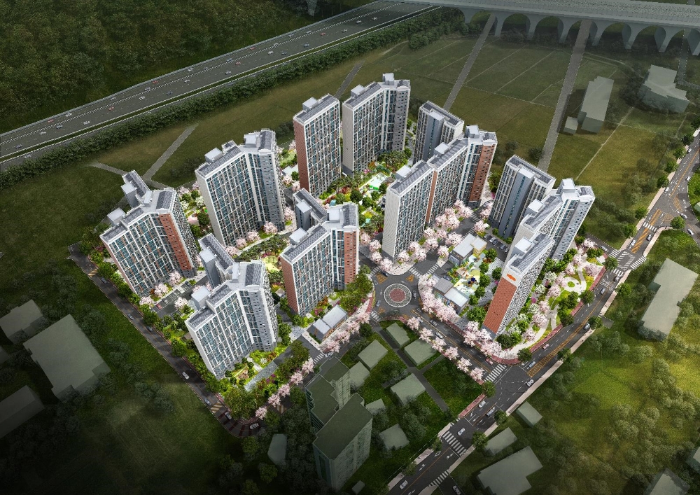 e편한세상 울산역 어반스퀘어 조감도. / 사진제공 = 대림건설