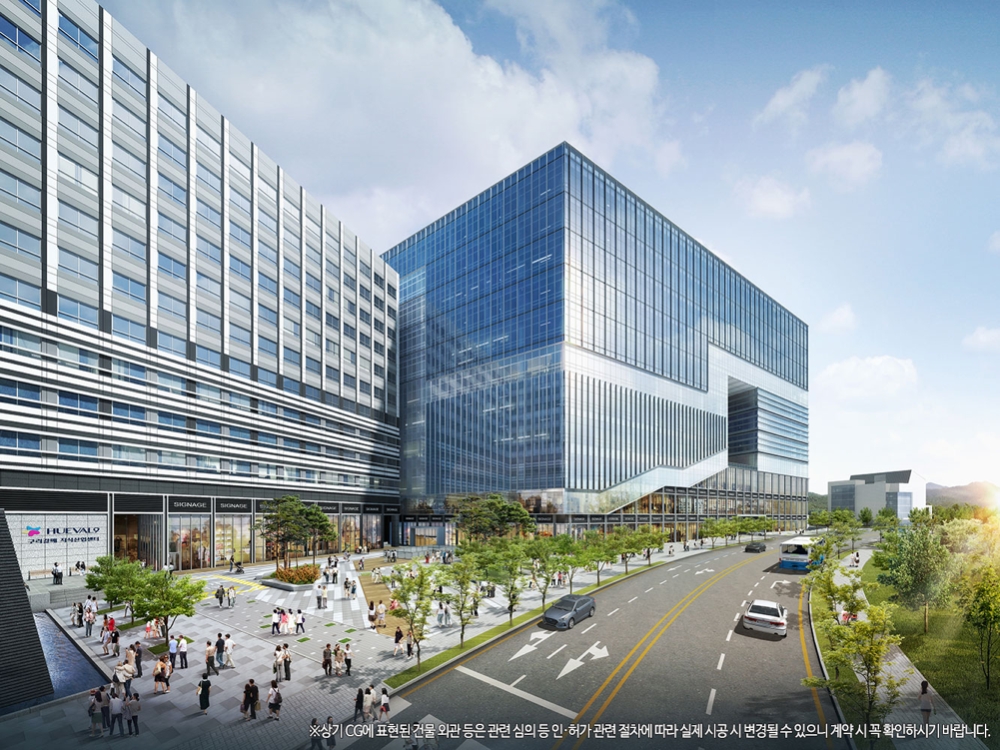 구리갈매 휴밸나인 투시도. / 사진제공 =갈매피에프브이(주)