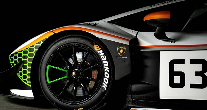 FFF 레이싱팀 경주차 '람보르기니 우라칸 GT3 에보'. 제공=한국타이어.