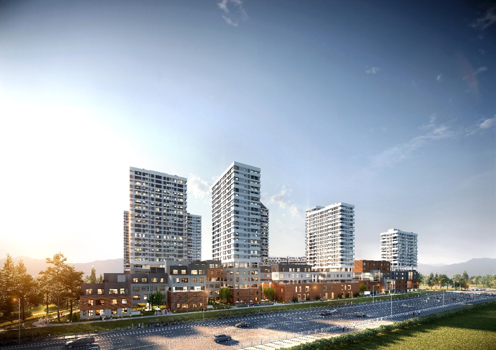 고덕강일 제일풍경채 투시도