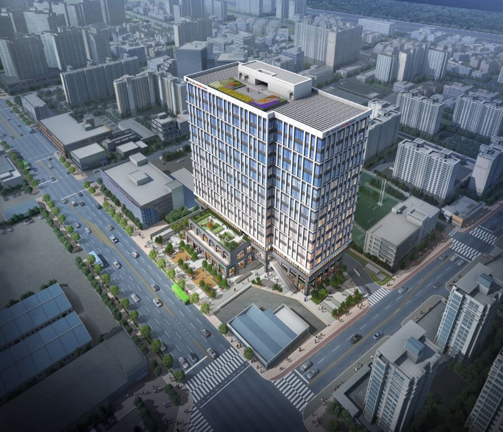 '가양역 더리브 아너비즈타워' 조감도. / 사진제공 = SGC이테크건설