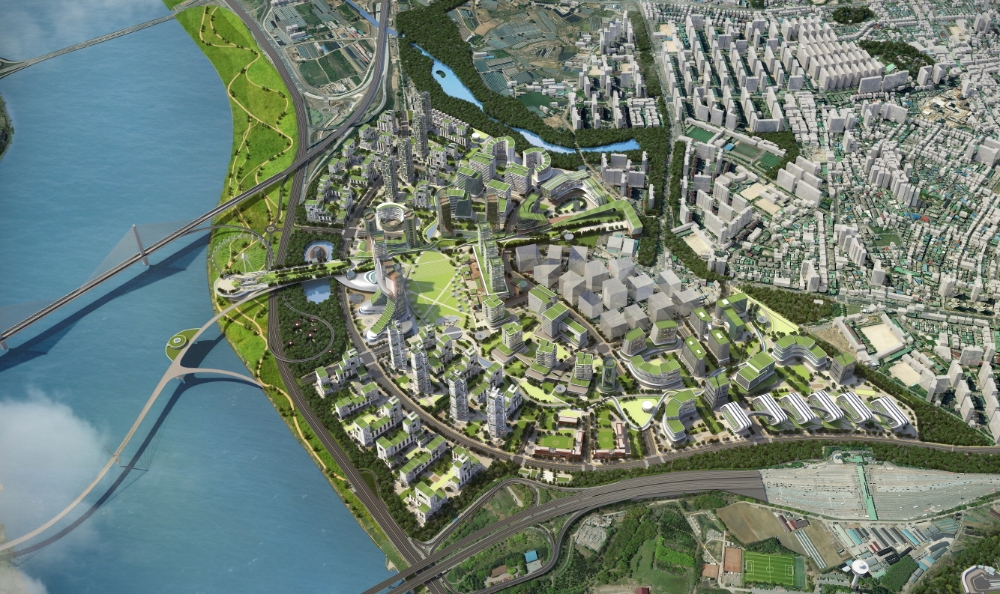 구리시 한강변 도시개발사업 조감도/ KDB산업은행컨소시엄 제공