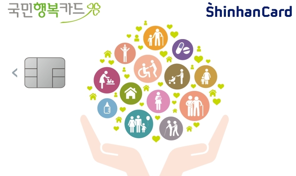 신한카드가 국가 복지바우처를 통합 이용할 수 있는 ‘신한 국민행복카드’를 출시했다. /사진=신한카드