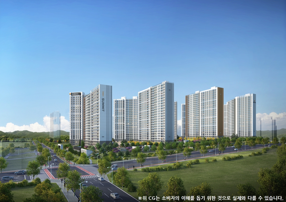 호반써밋 그랜빌 투시도. / 사진제공 = 호반그룹