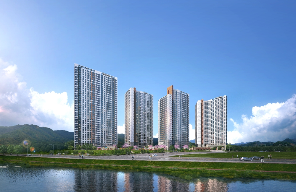 경산 하양지구 제일풍경채 투시도