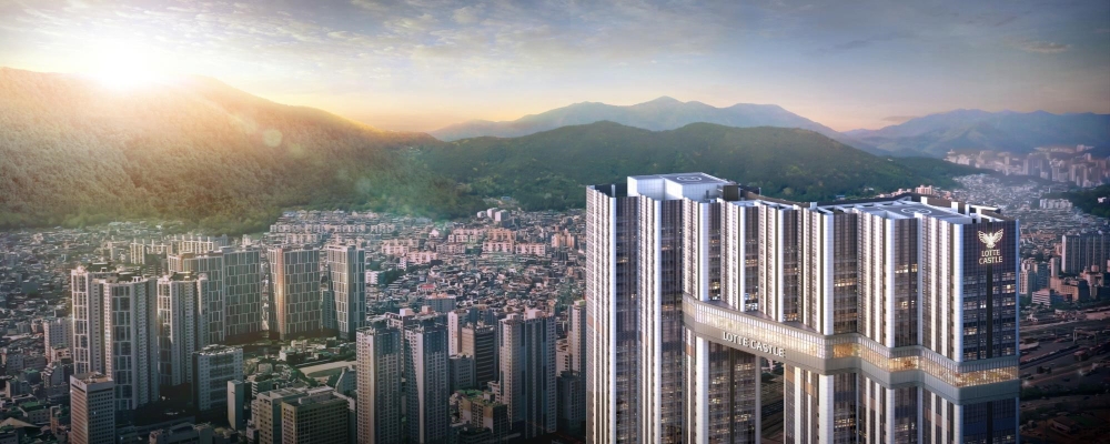 롯데캐슬 드메르 조감도