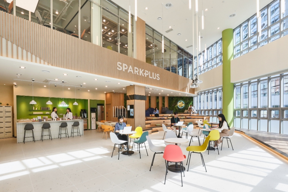 스파크플러스 선릉3호점 라운지 전경 / 사진=스파크플러스