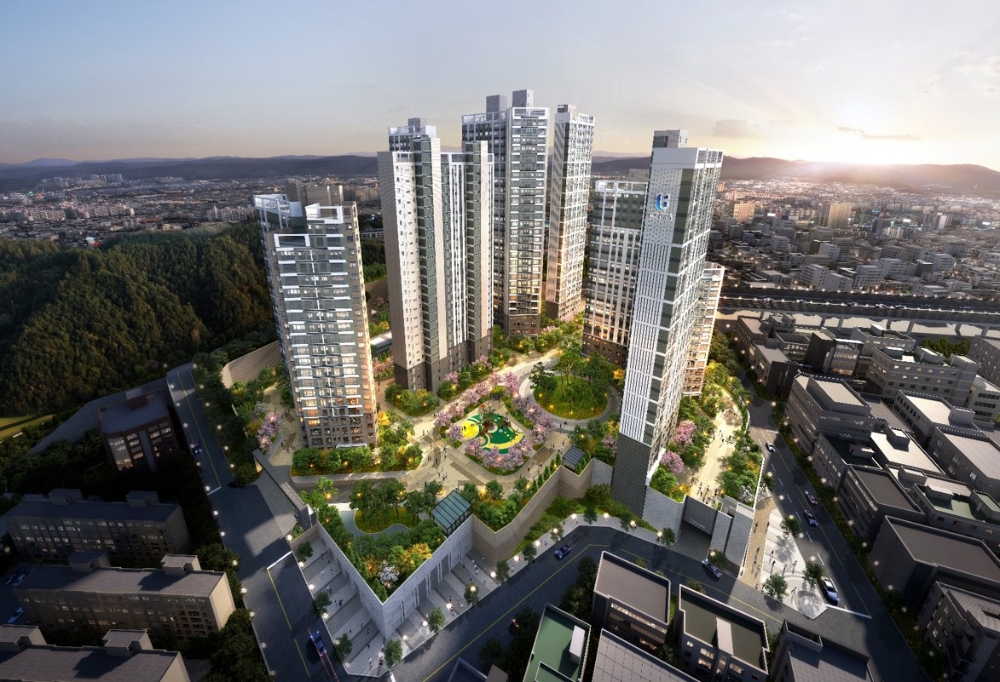 부산 광안지역주택사업 조감도 / 사진=반도건설