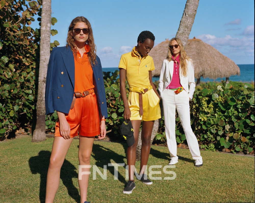 폴로랄프로렌 옷을 입은 모델들/사진제공=롯데백화점