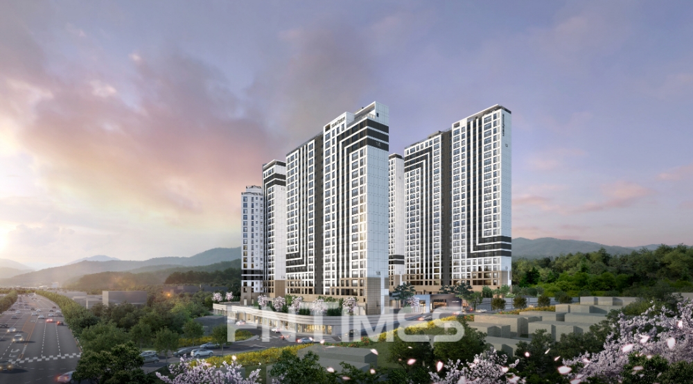 ‘동해 프라우드 스위첸’ 투시도 / 사진제공=대한토지신탁∙KCC건설