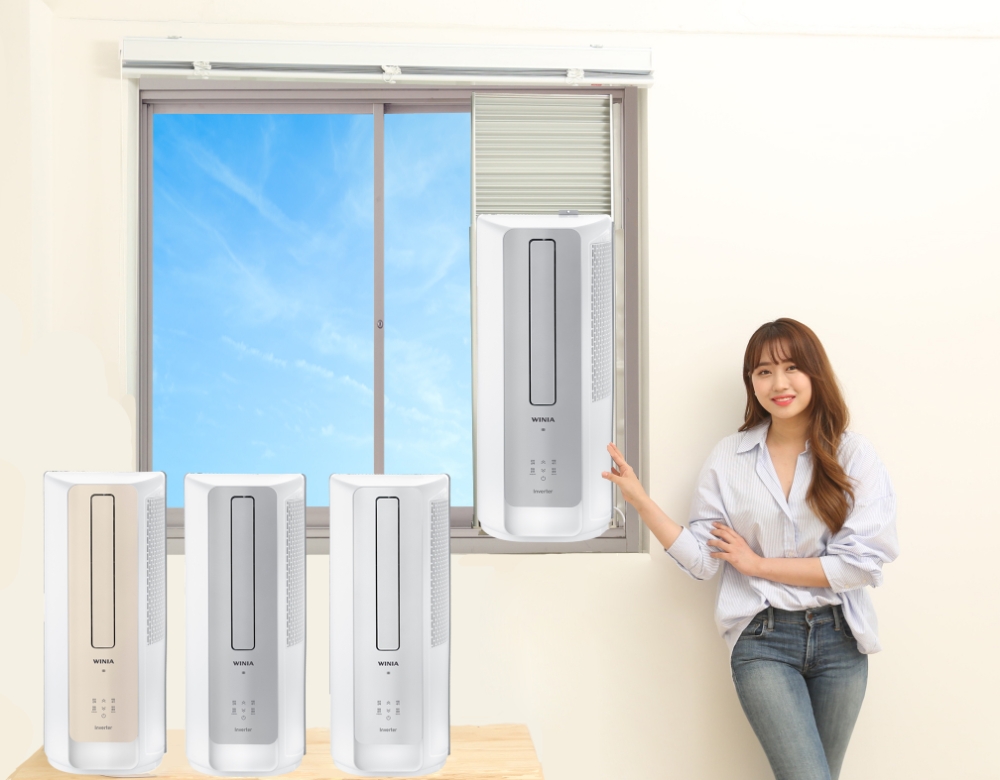 위니아딤채가 '위니아 창문형 에어컨'을 20일 출시했다. 사진=위니아딤채