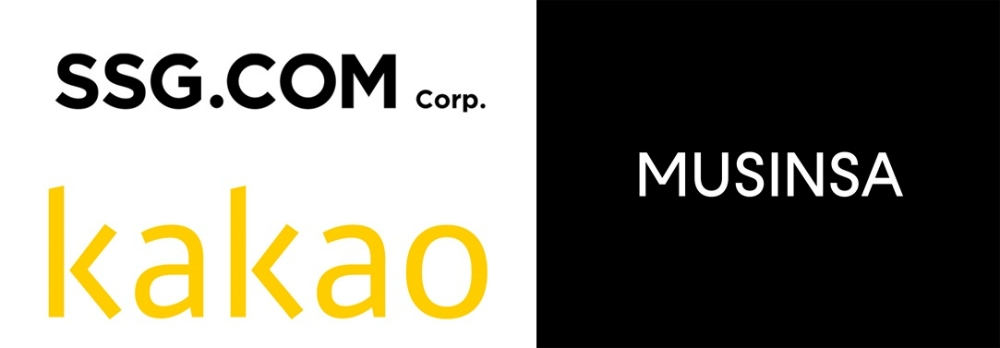 (왼쪽 위부터 시계 반대 방향으로) SSG닷컴, 카카오, 무신사 CI/사진제공=각사