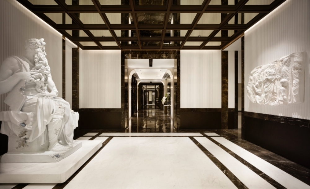 조선 팰리스 웰컴로비의 아트워크. / 사진제공 = 조선호텔앤리조트