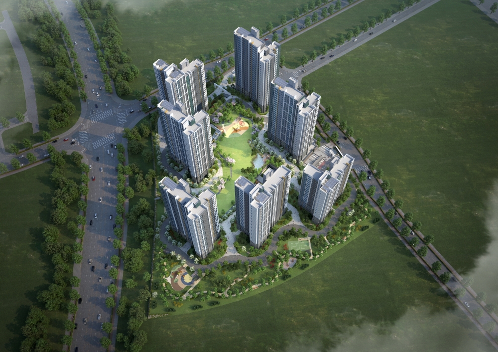 운정신도시 파크 푸르지오 단지내상가 조감도