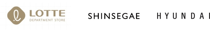 (왼쪽부터) 롯데백화점 CI, 신세계 CI, 현대백화점 CI/사진제공=각 사 홈페이지