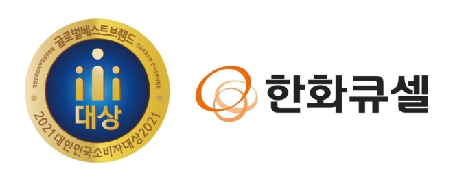 한화솔루션 그린에너지 사업부문 한화큐셀이 25일 한국소비자협회가 주관한 ‘2021 대한민국 소비자대상’에서 4년 연속 ‘글로벌베스트컴퍼니’로 선정됐다. 사진=한화큐셀.