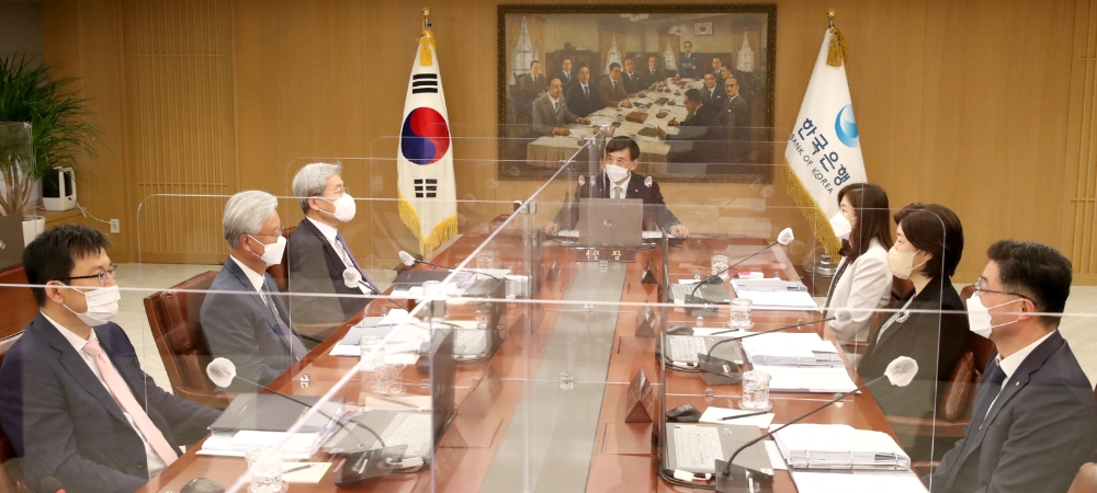 자료: 한국은행 금통위 언론용 배포 사진