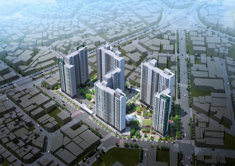 ‘북구청역 푸르지오 에듀포레’ 조감도. / 사진=대우건설