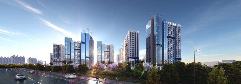 수원 신성신안쌍용진흥 아파트 리모델링 주택사업 예상 투시도 / 사진=DL이앤씨