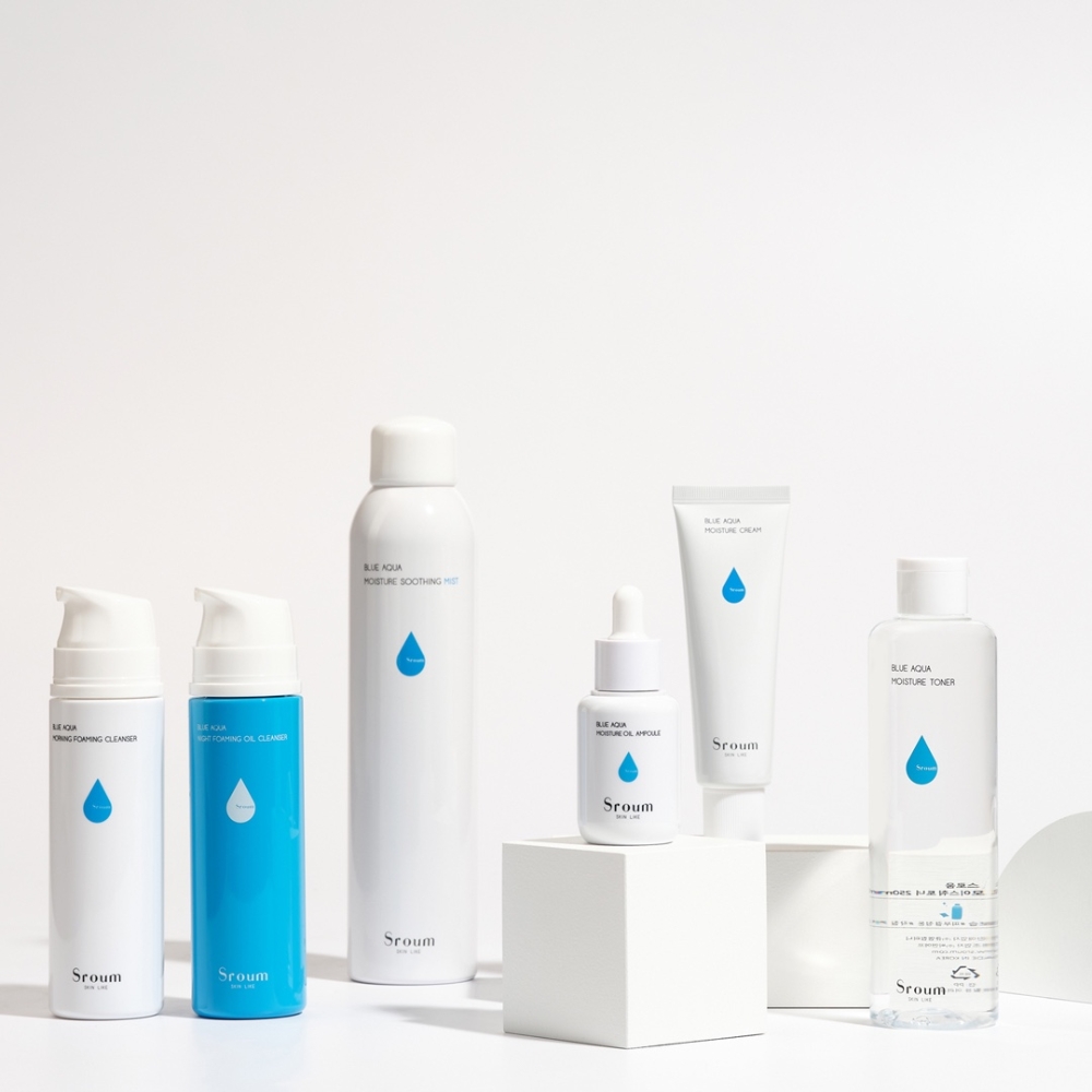 큐엠컴퍼니 '스로움' 블루 아쿠아 라인 스킨케어 6종 출시/ 사진제공 = 큐엠컴퍼니