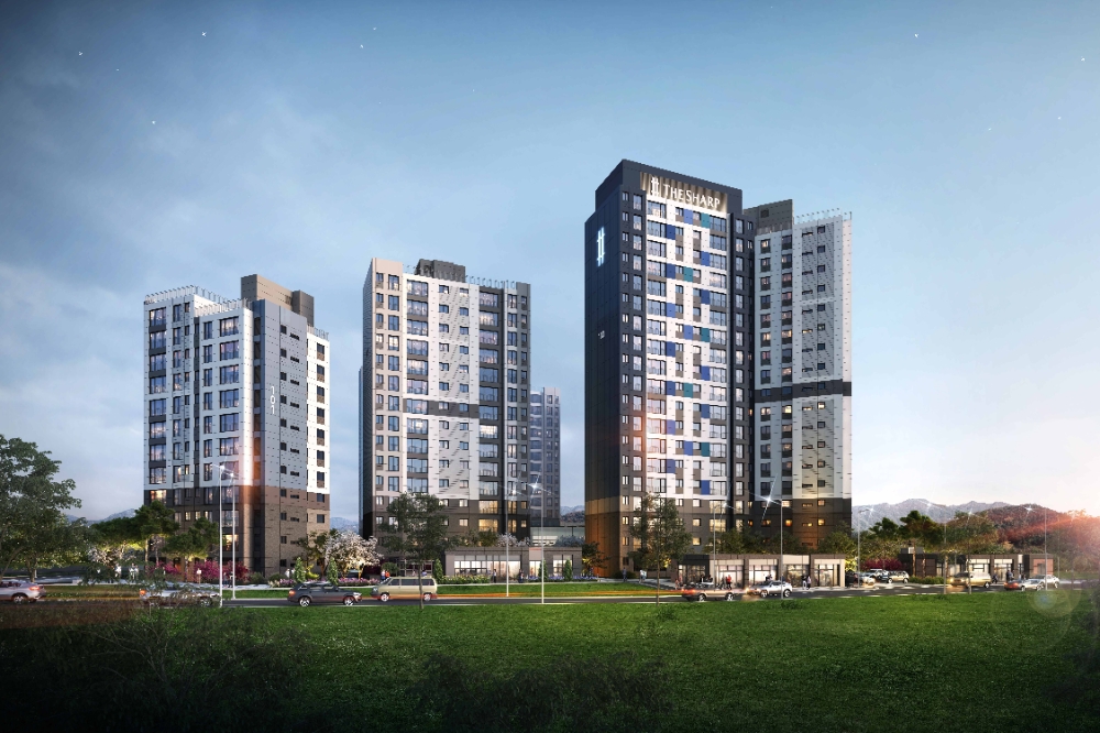 ‘더샵 수성오클레어’ 투시도. / 사진=포스코건설