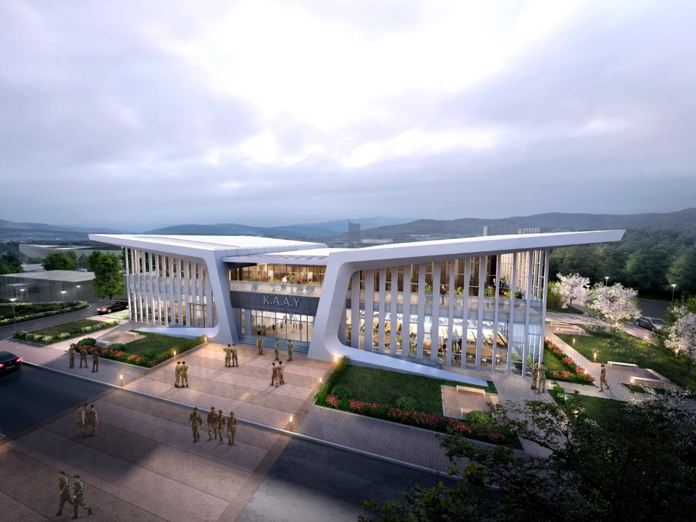 육군 3사관학교 교육시설 임대형 민간투자사업(BTL·Build Transfer Lease) 교육본청(복지동) 조감도. / 사진=금호건설