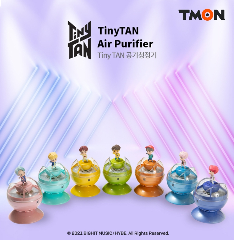 티몬에서 판매하는 BTSX 에어텍 타이니탄 공기청정기/사진제공=티몬