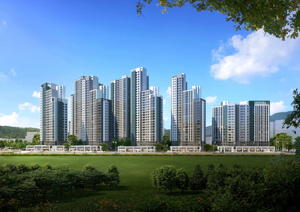 ‘교대역 푸르지오 트레힐즈’ 투시도. / 사진=대우건설