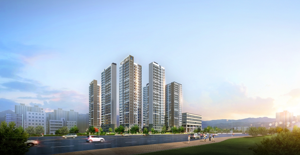 오창 반도유보라 퍼스티지 투시도