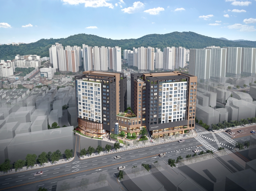 ‘광명 퍼스트 스위첸’ 조감도. / 사진=KCC건설