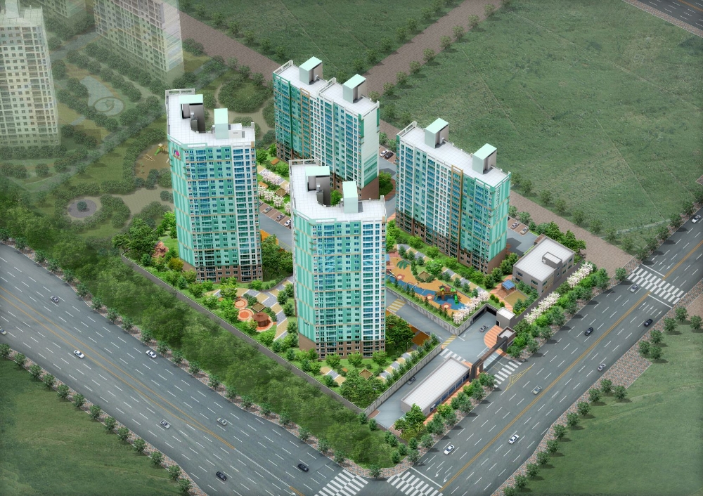 부산신항 사랑으로 부영 5단지_조감도. /사진제공=부영주택