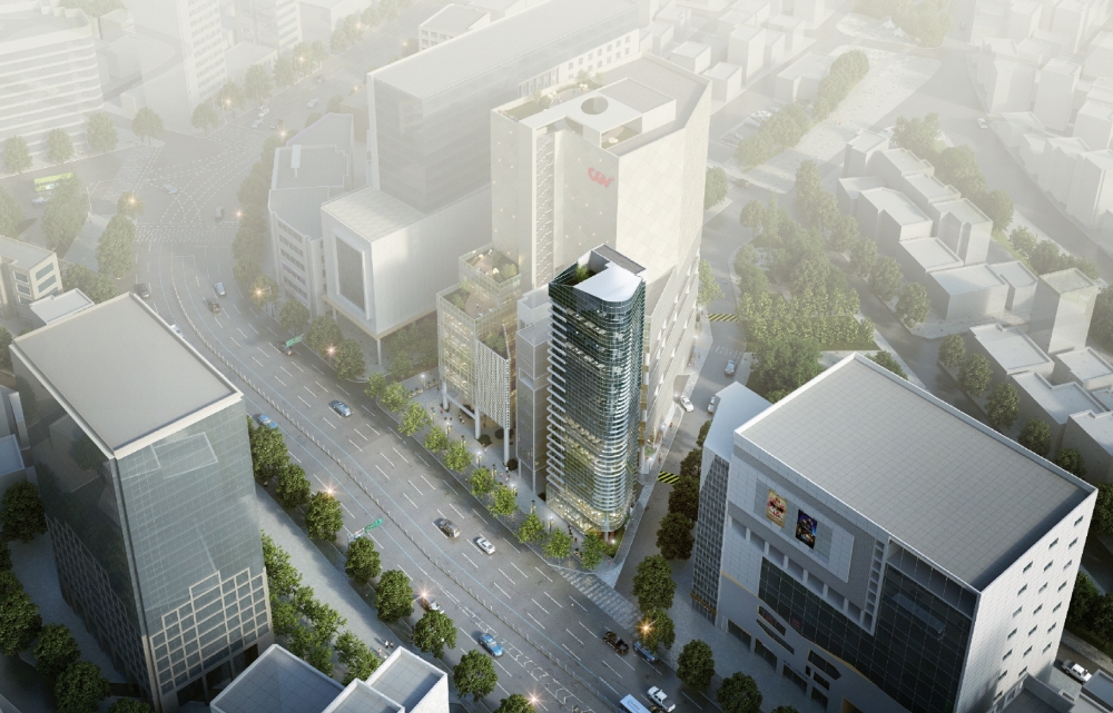 스파크플러스 홍대2호점 건물 투시도