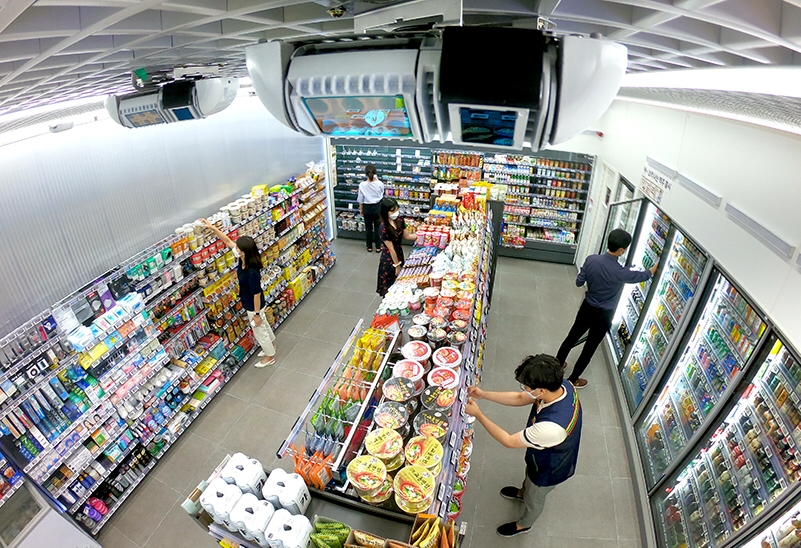 세븐이레븐의 ‘3D 라이다’ 기술/사진제공=세븐일레븐