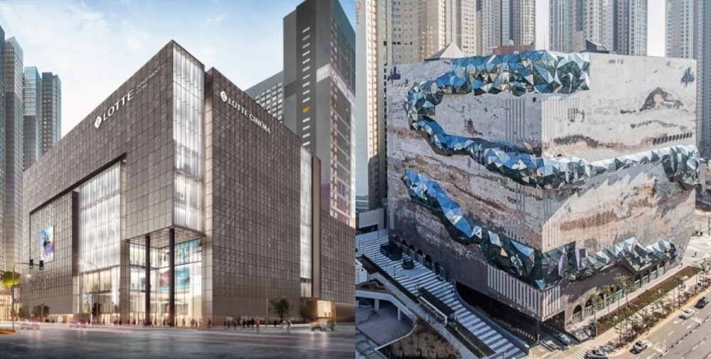 롯데백화점 광교점과 갤러리아 광교점./ 사진제공= 한국금융DB