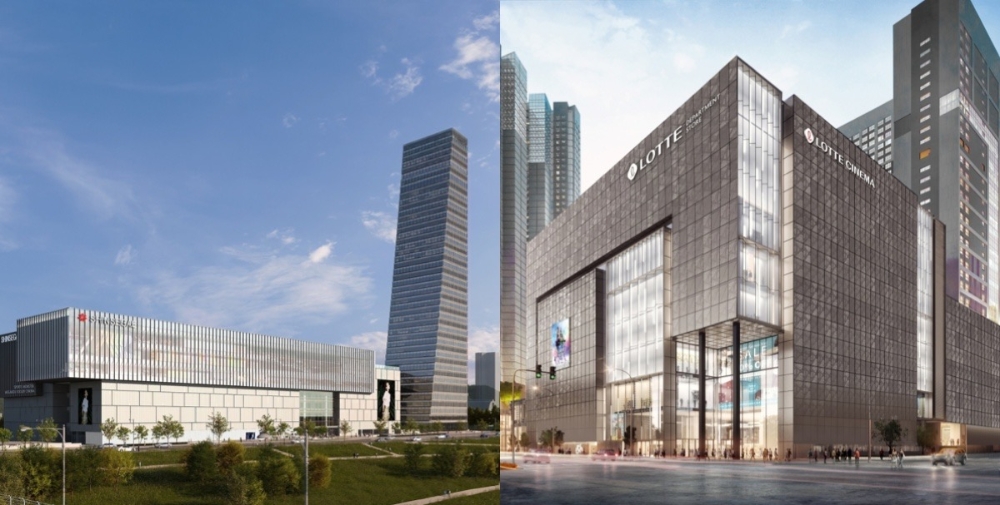 대전신세계 아트 앤 사이언스점과 롯데백화점 동탄점. / 사진제공 = 한국금융 DB