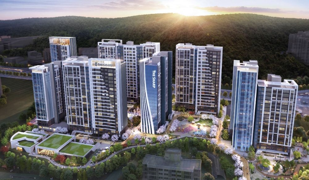 용인 광교상현현대아파트 조감도 / 사진=포스코건설