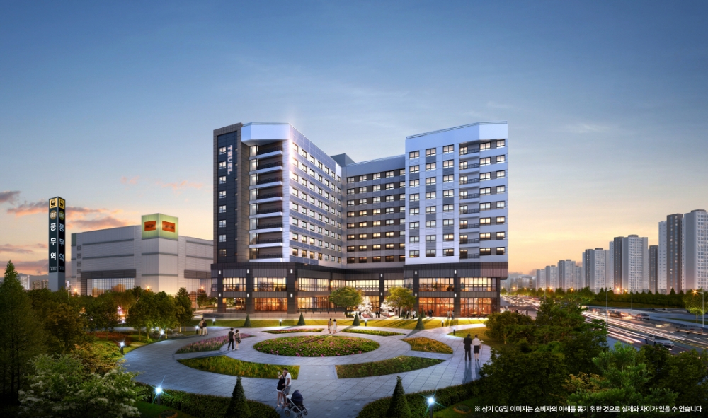 풍무역 파크 트루엘 야경투시도