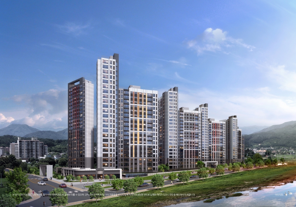 ‘힐스테이트 가평 더뉴클래스’ 투시도. / 사진=현대건설
