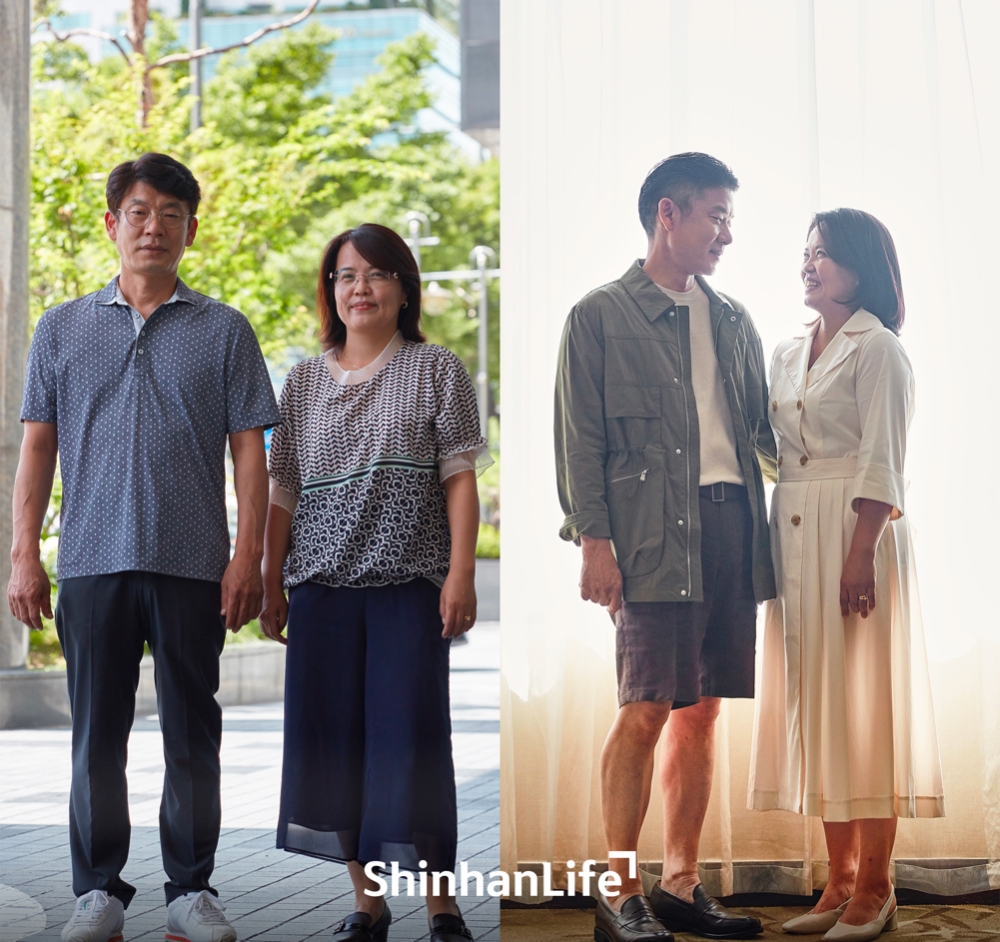 신한라이프가 퇴직 후 인생 2막을 시작하는 부모님 세대를 대상으로 ‘메이크오버’ 이벤트를 진행했다./사진= 신한라이프