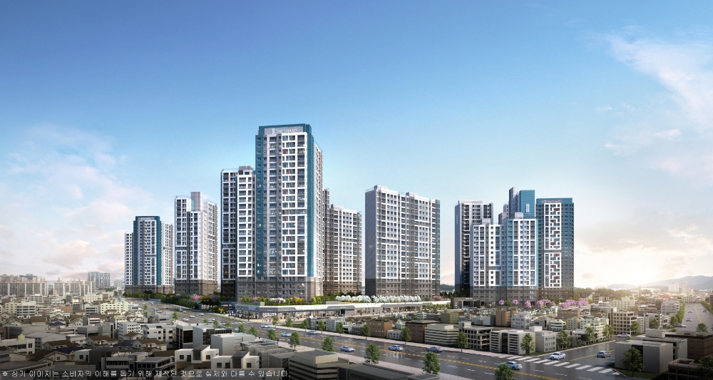 ‘더샵 청주센트럴’ 투시도. / 사진제공=포스코건설