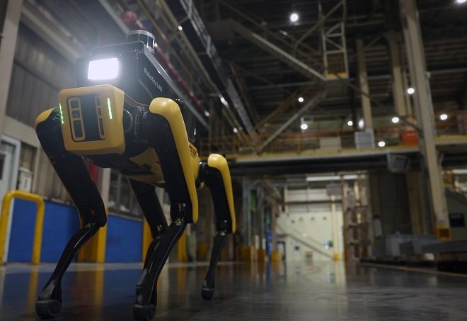 현대차그룹 공장 안전 서비스 로봇.