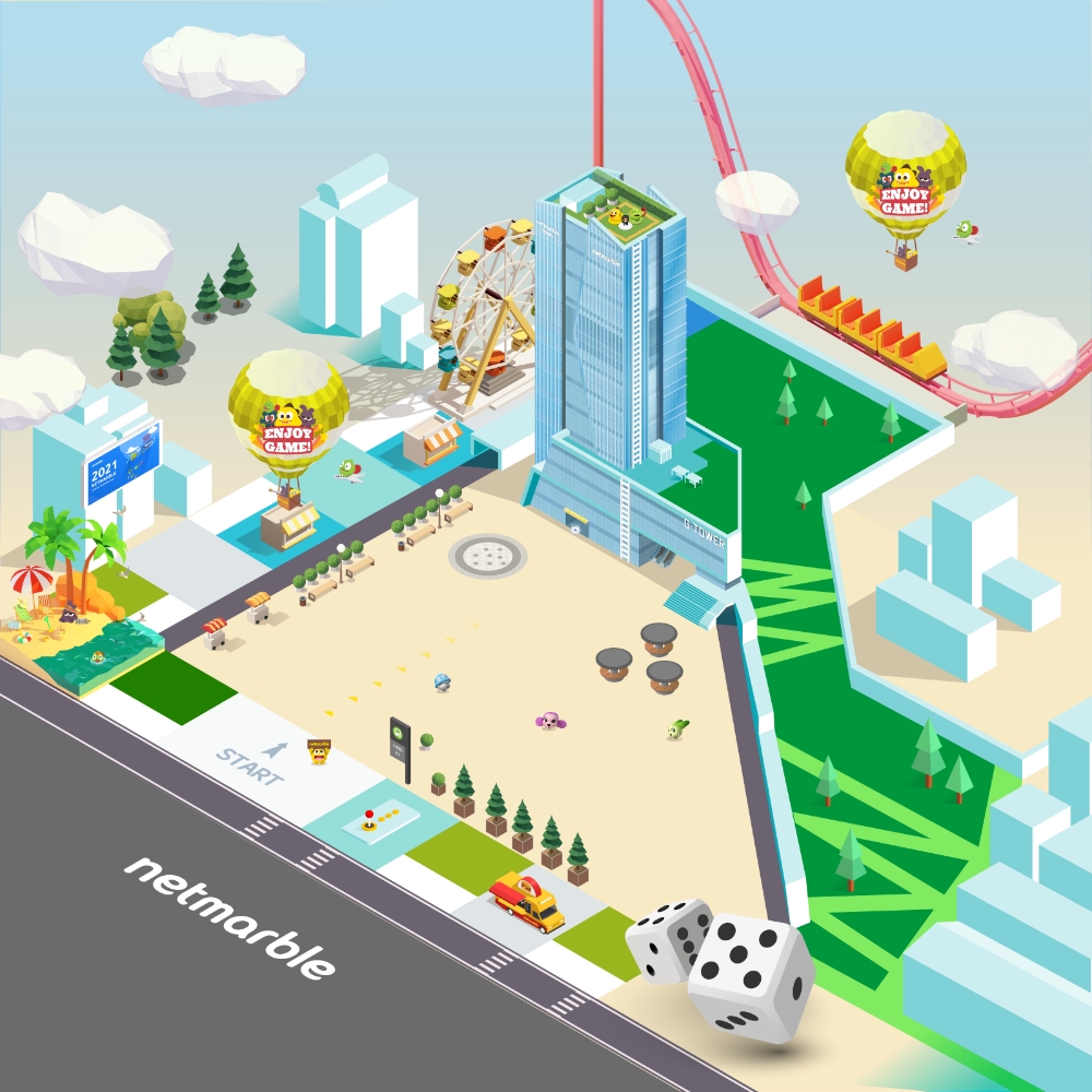 넷마블 메타버스 채용박람회. 사진=넷마블