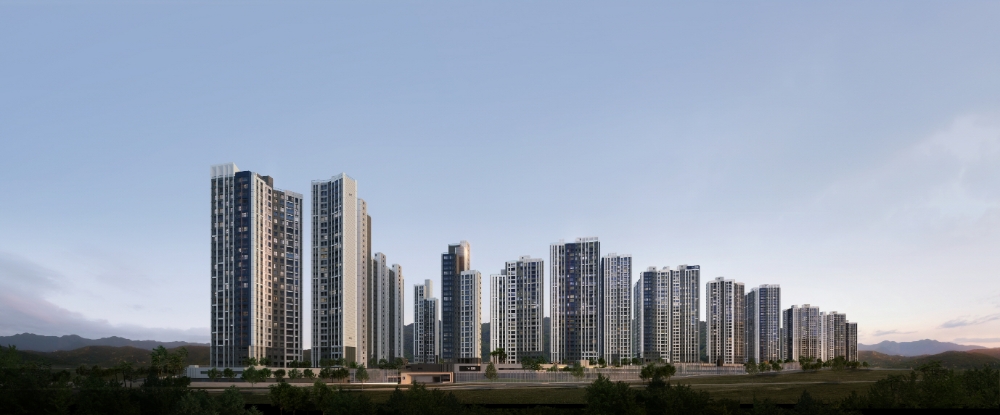 파주 문산역 2차 동문 디 이스트 투시도 / 사진제공=동문건설