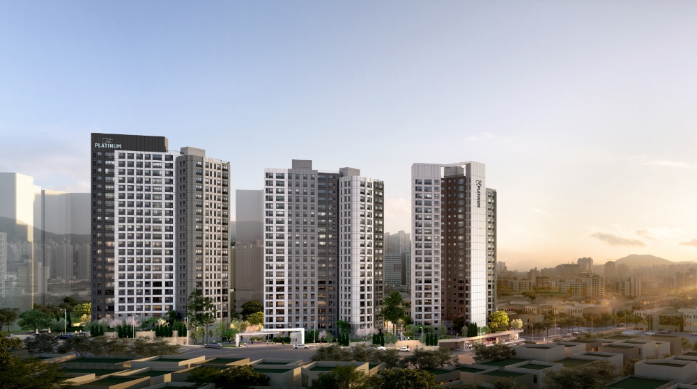 부산 동래구 온천동 온천제2공영 아파트 일원 가로주택정비사업 투시도. / 사진제공=쌍용건설