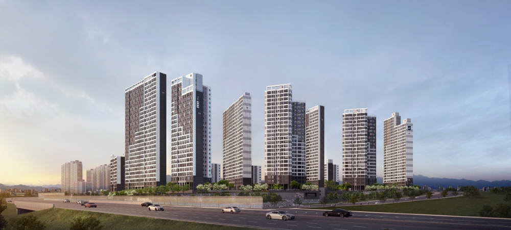 ‘평택 지제역 동문 디 이스트’ 투시도. / 사진제공=동문건설