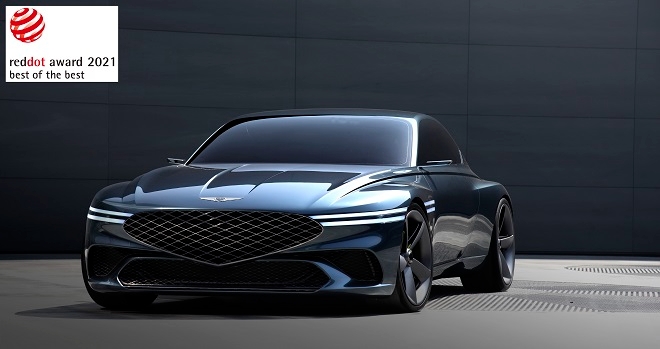 제네시스 전기차 콘셉트카 '제네시스 엑스' 레드닷 최우수상