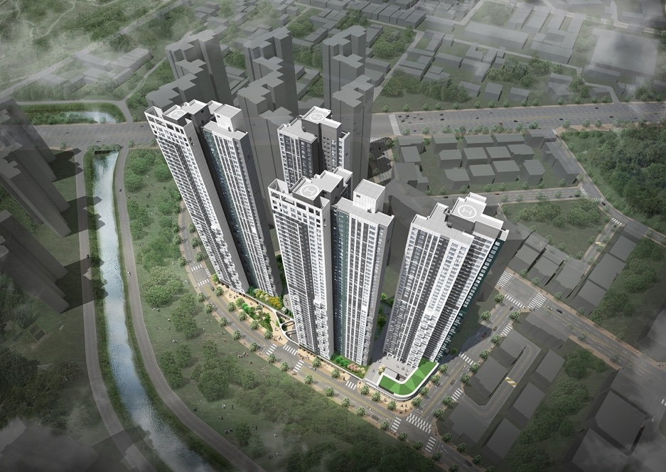 ‘연희공원 푸르지오 라-끌레르’ 조감도. / 사진제공=대우건설